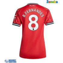 Manchester United Bruno Fernandes #8 Domaci Dres za Ženska 2025-26 Kratak Rukav